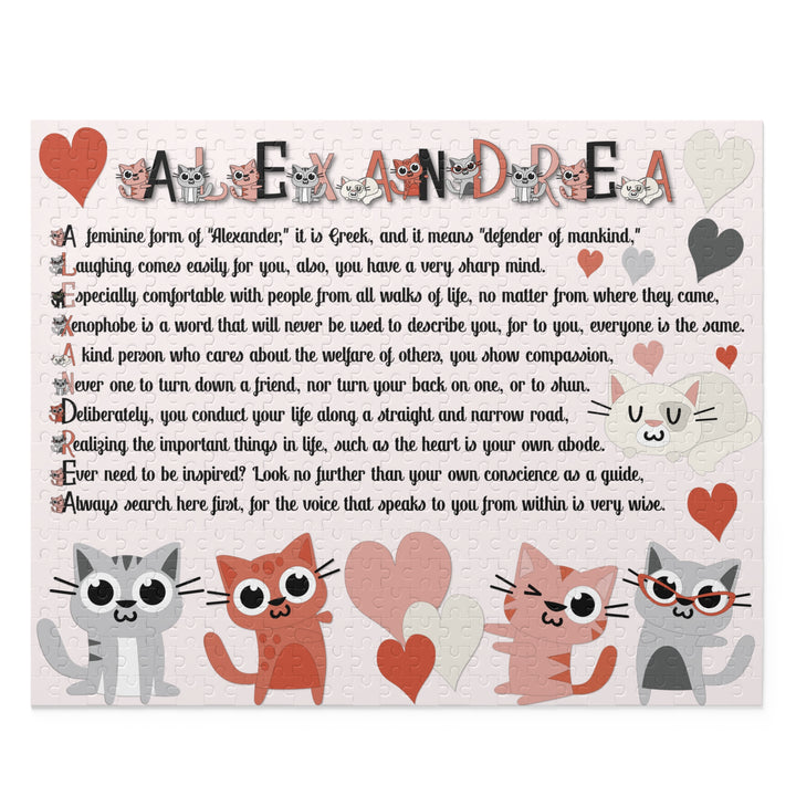 Namesakes, Acrostic Puzzle - Kitty Design