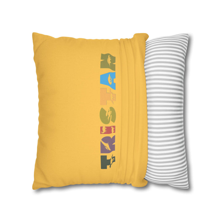 Namesakes Acrostic Poem Pillow Cover - Dinosaur Design