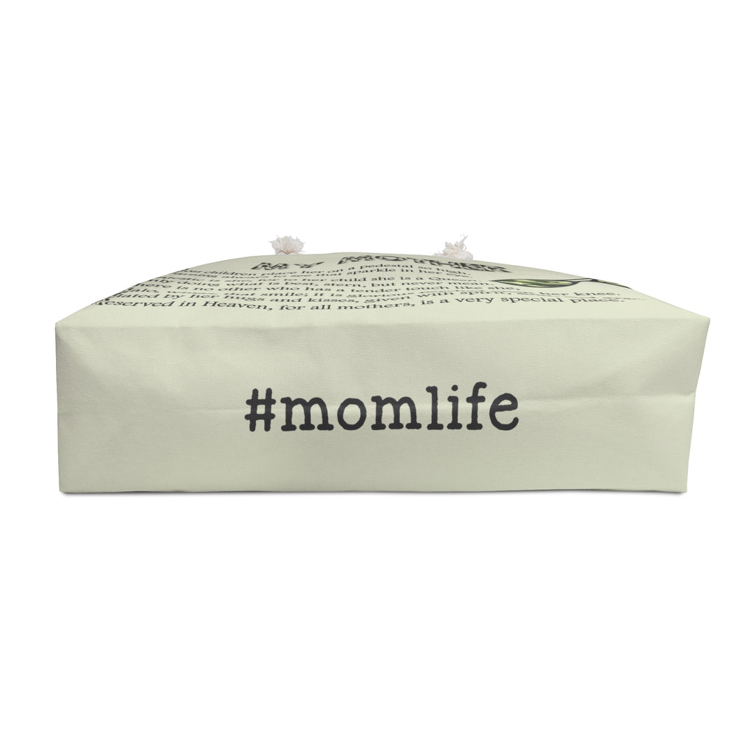 My Mother Acrostic Poem Weekender Tote Bag - Camo Text - Personalized