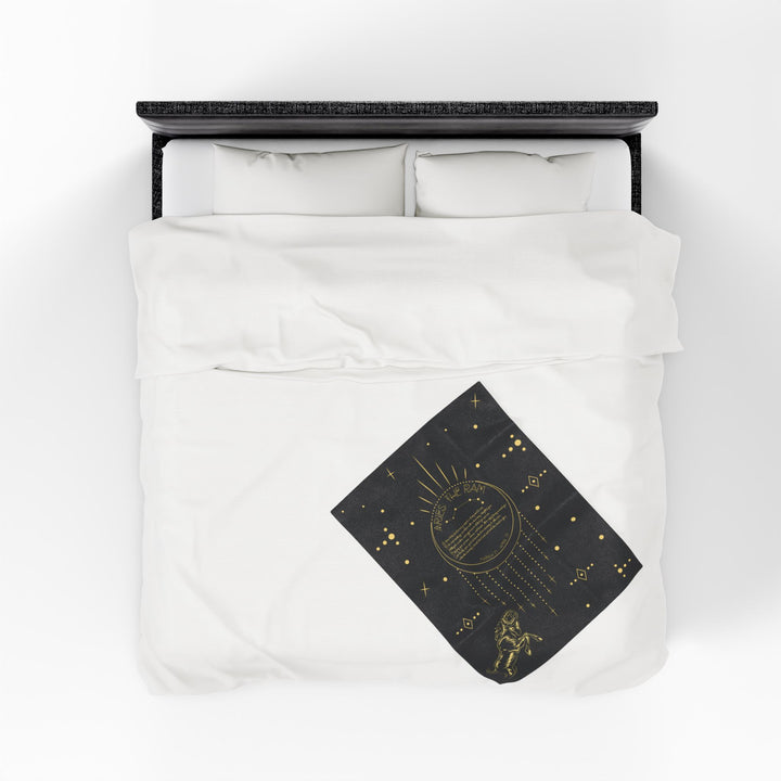 Aries Acrostic Poem Velveteen Plush Blanket