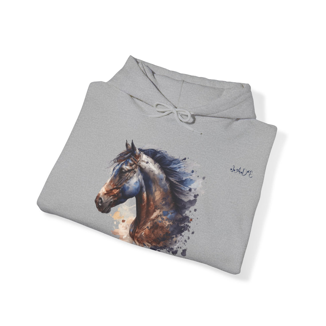 Namesakes, Personalized Acrostic Name Hoodie with Horse Graphic
