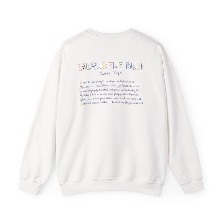 Taurus Acrostic Poem Astrology Sweatshirt - Unisex