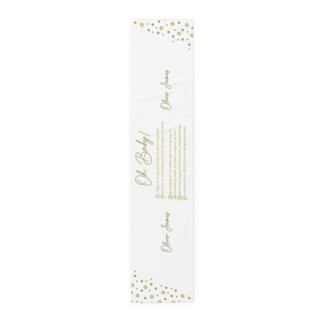 “Oh, Baby” Table Runner - Personalized
