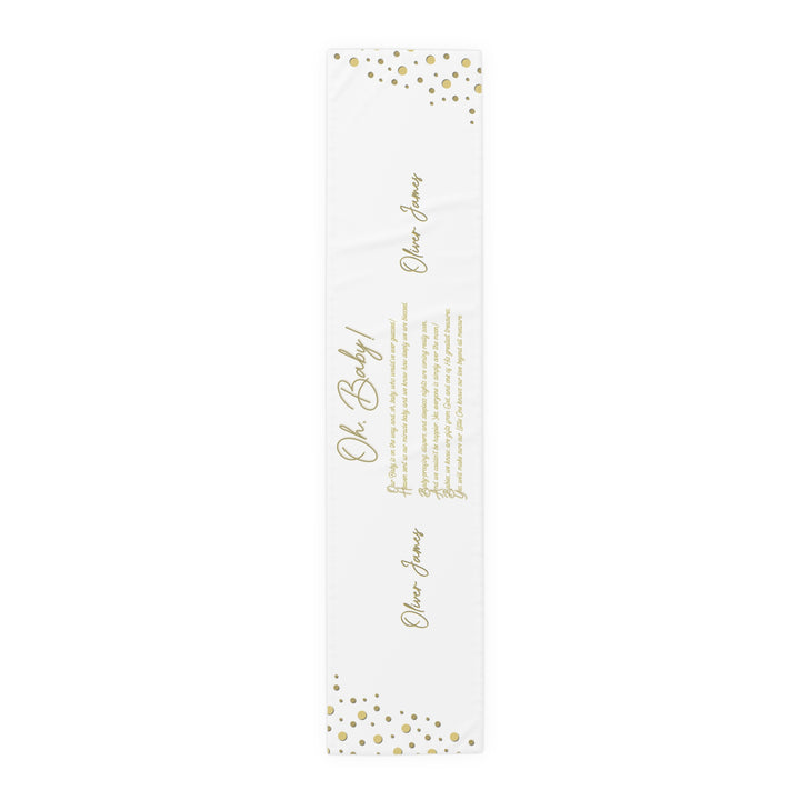 “Oh, Baby” Table Runner - Personalized
