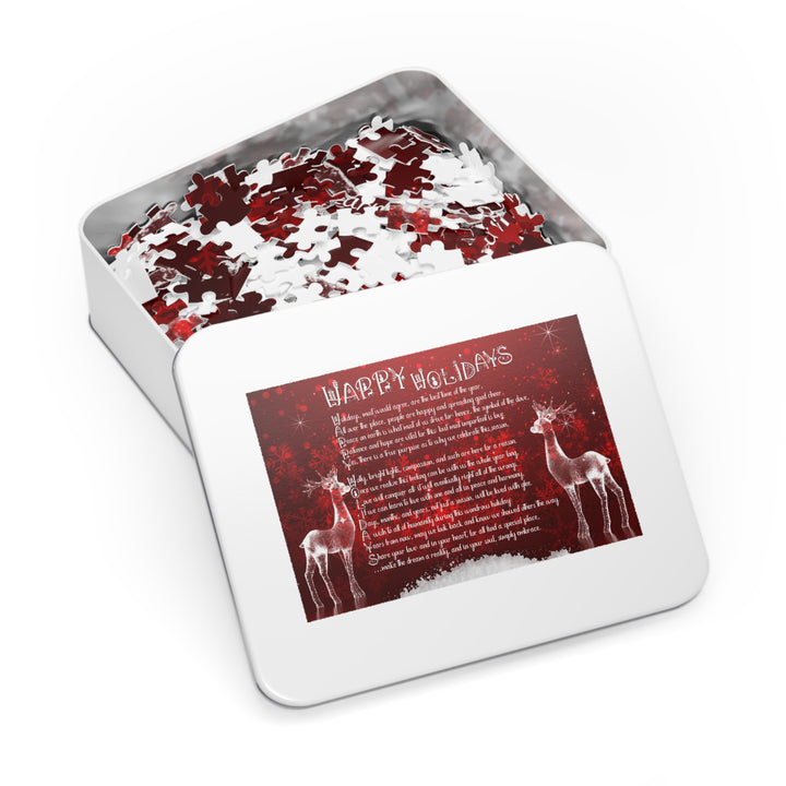 It's Just a Phrase Acrostic Poem Jigsaw Puzzle - Happy Holidays