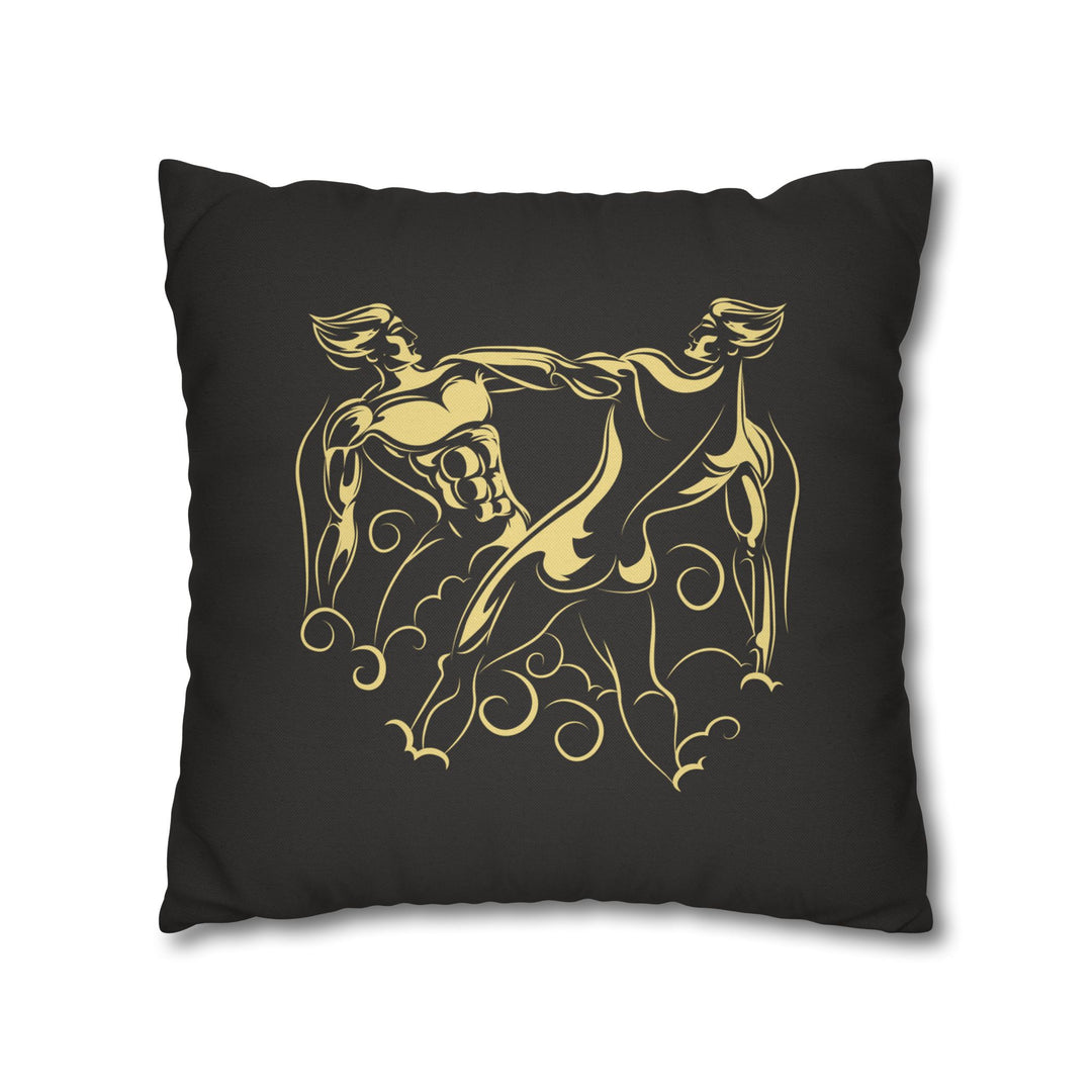 Gemini Acrostic Poem Pillow Cover