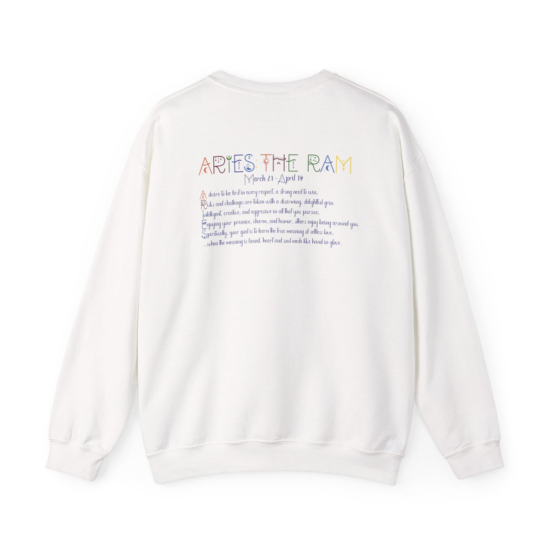 Aries Acrostic Poem Astrology Sweatshirt - Unisex