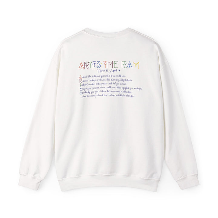 Aries Acrostic Poem Astrology Sweatshirt - Unisex