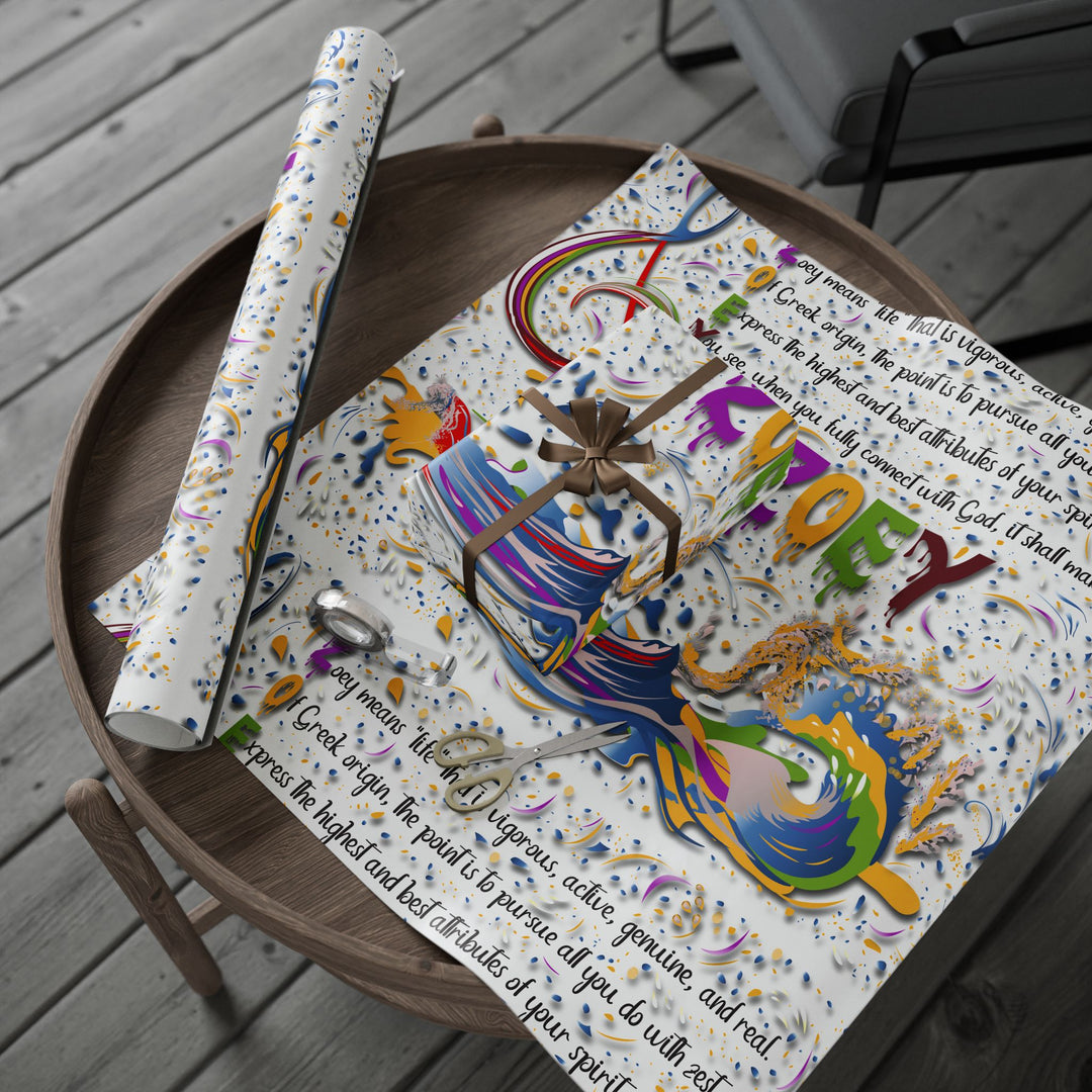 Namesakes Acrostic Poem Chic Gift Wrapping Paper