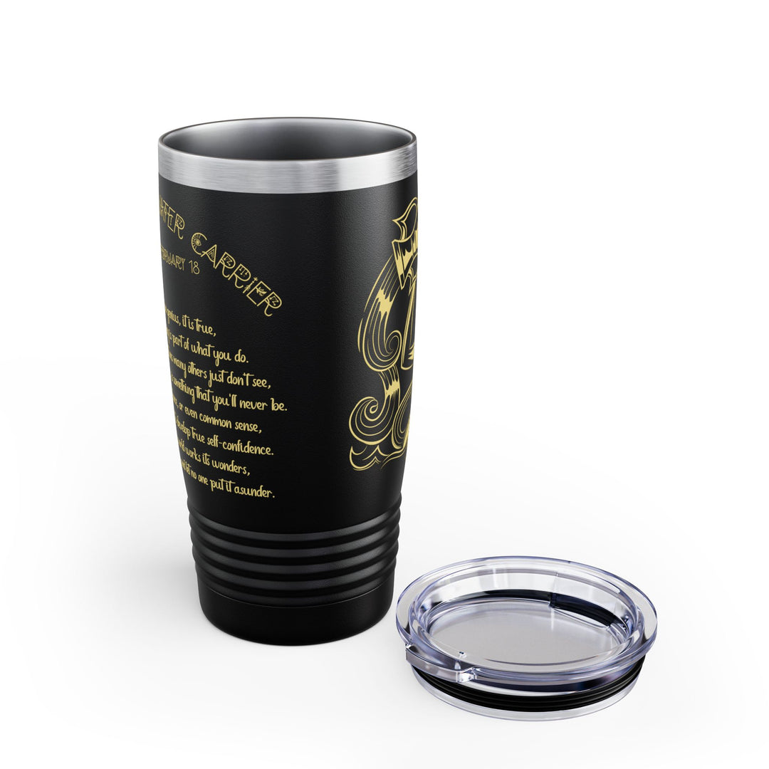 Aquarius Acrostic Poem Ringneck Tumbler - 20oz
