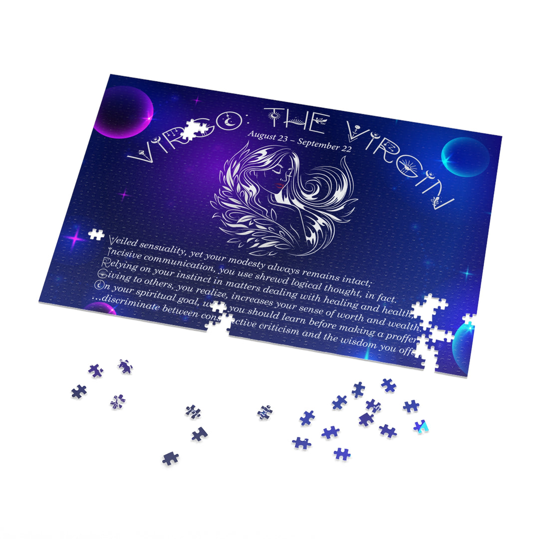 Virgo Acrostic Poem Puzzle - Tin Box