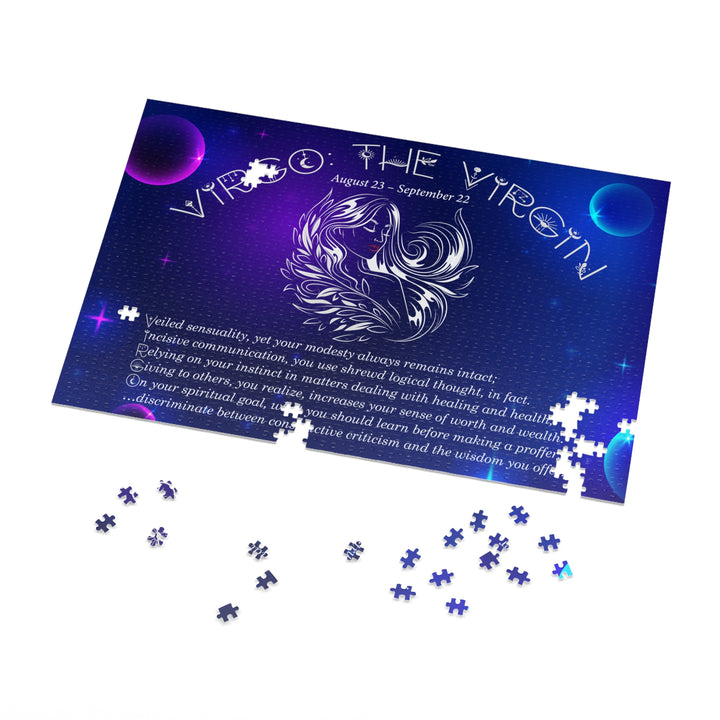 Virgo Acrostic Poem Puzzle - Tin Box