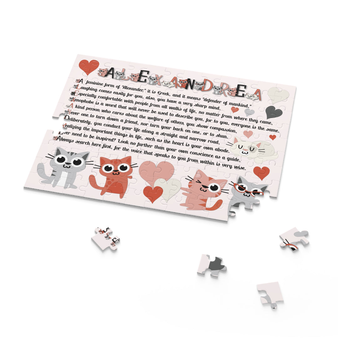 Namesakes Acrostic Name Poem Puzzle - Kitty Design