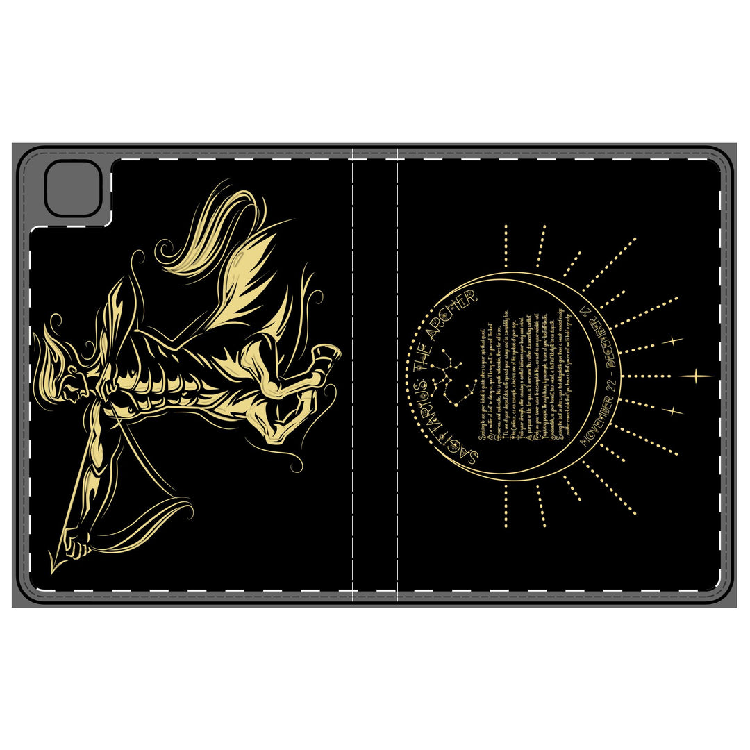 Sagittarius Acrostic Poem Elegant Tablet Folio Case
