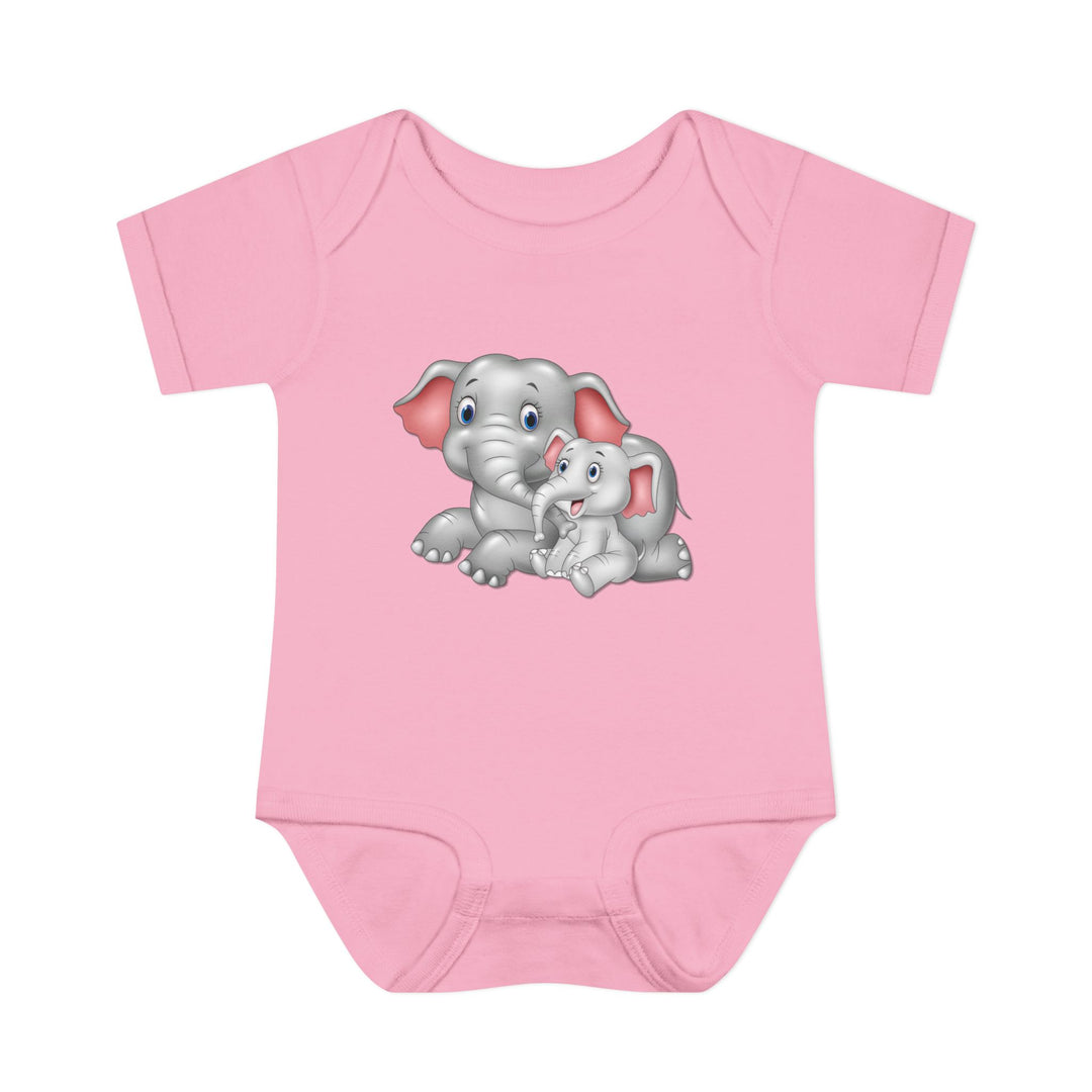 Baby Steps "It's a Girl" Acrostic Poem Bodysuit - Mommy & Baby Elephant