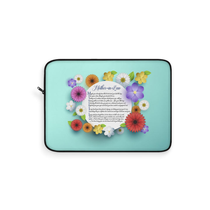 Mother-in-Law Acrostic Poem Laptop Sleeve
