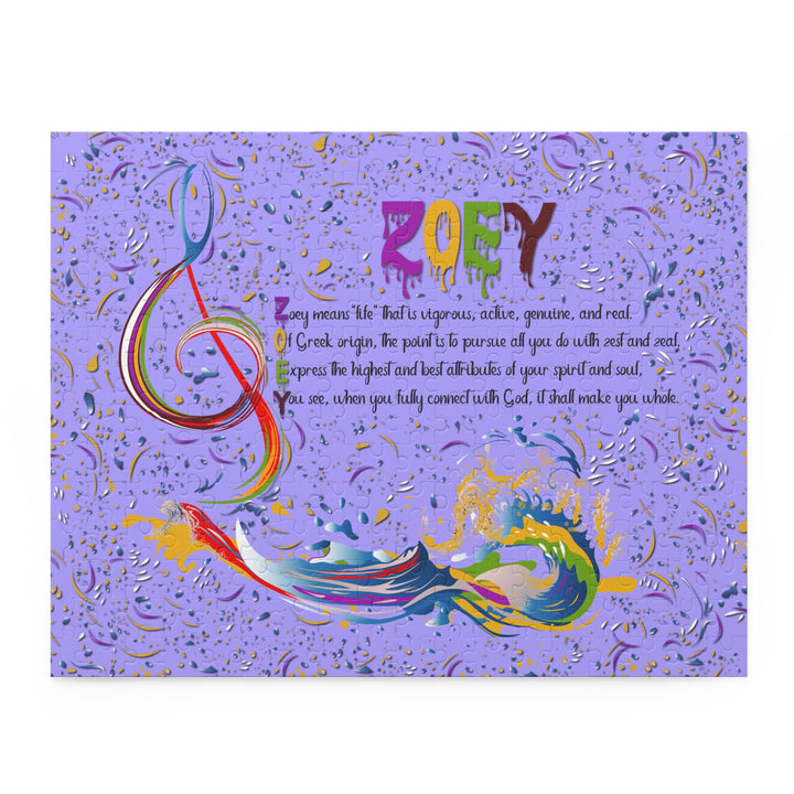 Namesakes Acrostic Name PoemPuzzle - Musical Note Design