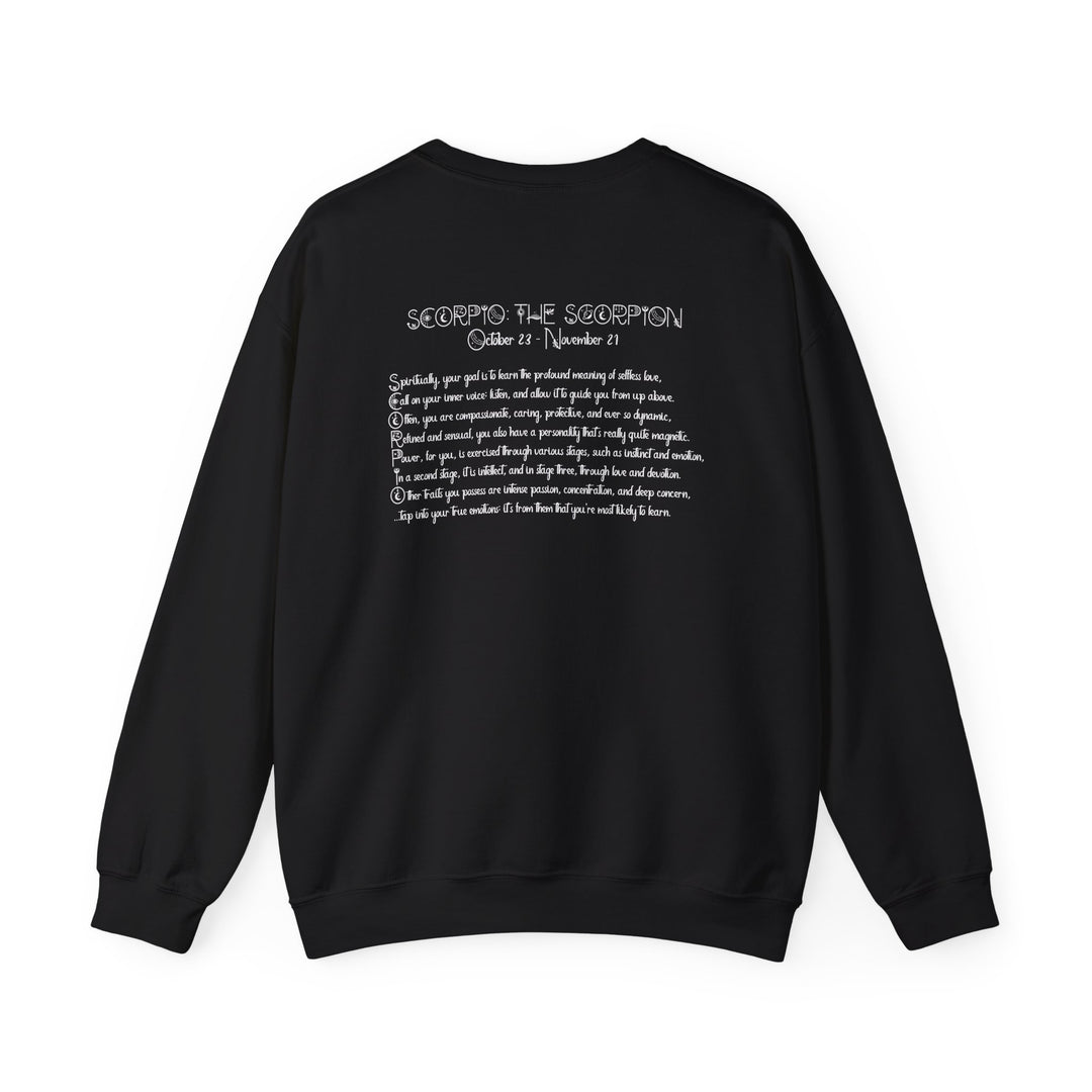 Scorpio Acrostic Poem Astrology Sweatshirt - Unisex