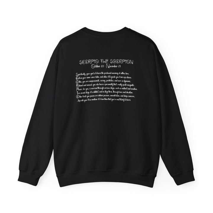Scorpio Acrostic Poem Astrology Sweatshirt - Unisex