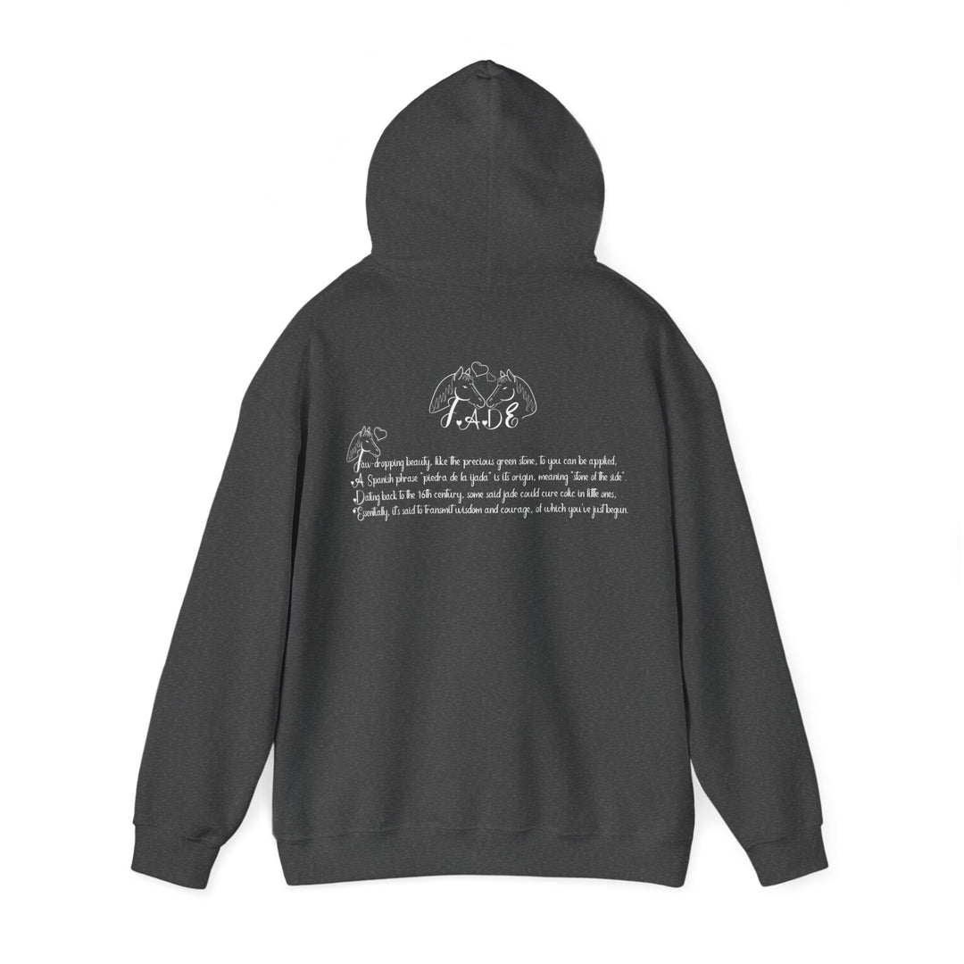 Namesakes, Personalized Acrostic Name Hoodie with Horse Graphic