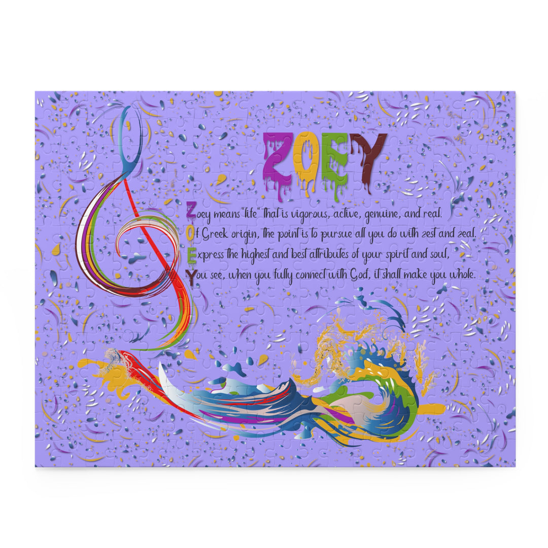Namesakes Personalized Acrostic Poem Puzzle - Musical Note Design