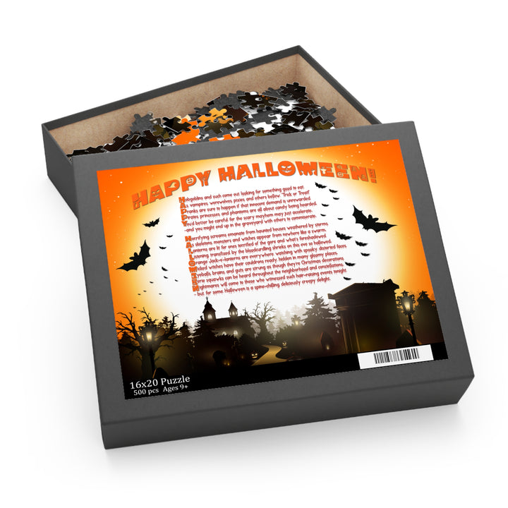 Happy Halloween Acrostic Poem Jigsaw Puzzle