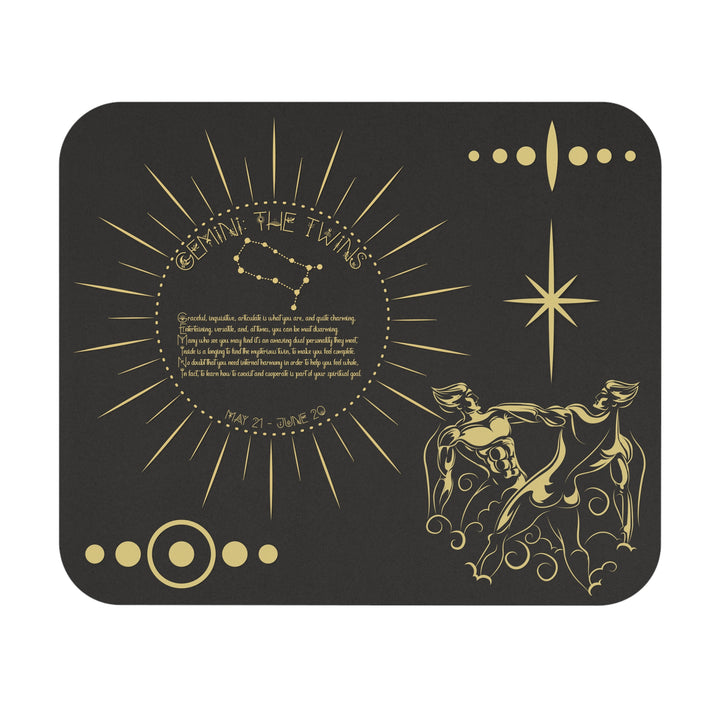Written in the Stars Acrostic Poem Mouse Pad - "Gemini"