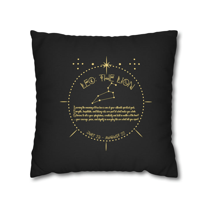 Written in the Stars Pillowcase/Cover Spelling Out "Leo"