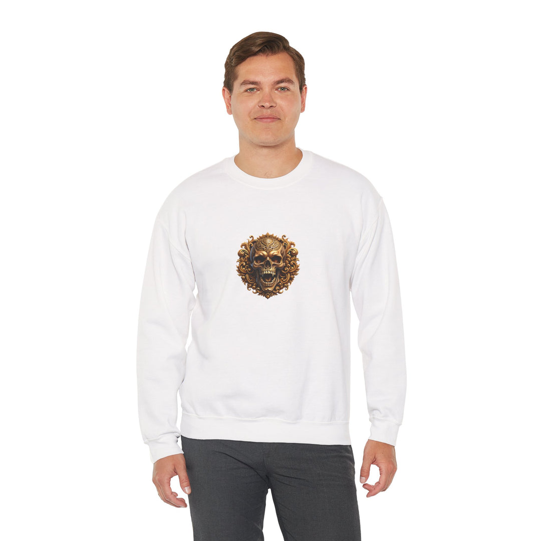 Happy Halloween Acrostic Poem Sweatshirt - Skull
