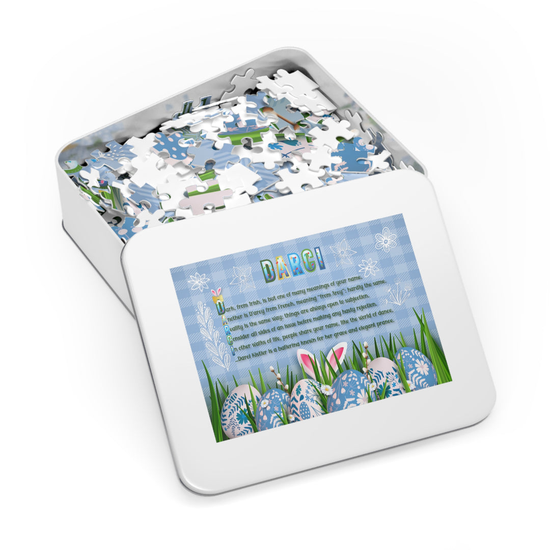 Namesakes Acrostic Poem Jigsaw Puzzle - Easter Eggs