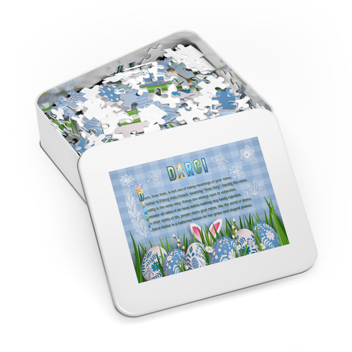Namesakes Acrostic Poem Jigsaw Puzzle - Easter Eggs