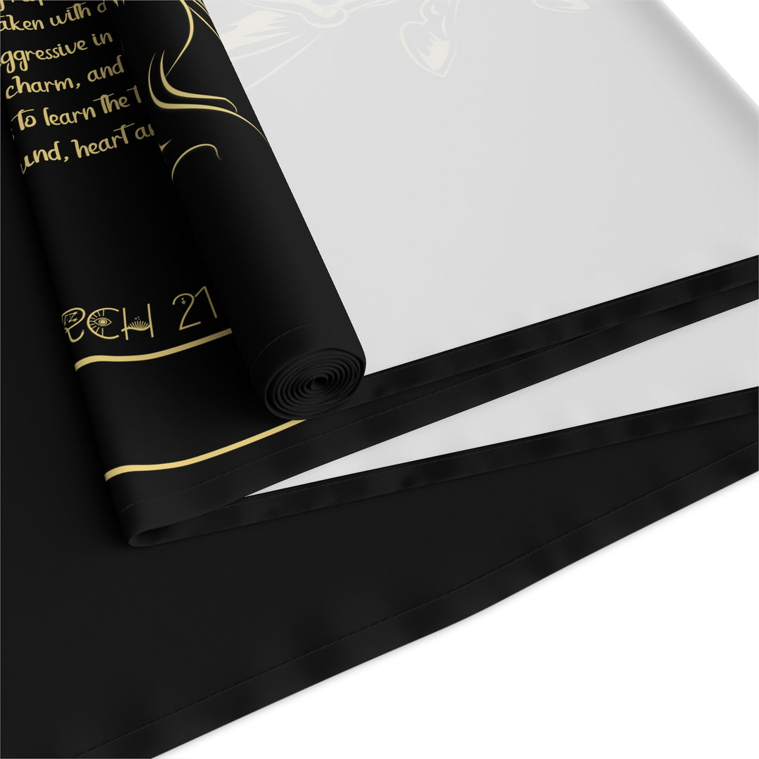Aries Acrostic Poem Table Runner