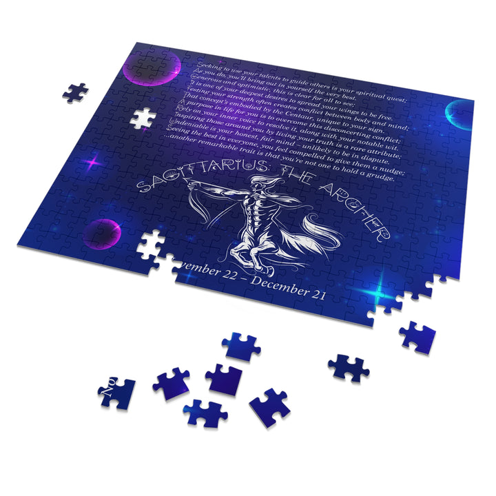 Sagittarius Acrostic Poem Puzzle - Tin Box