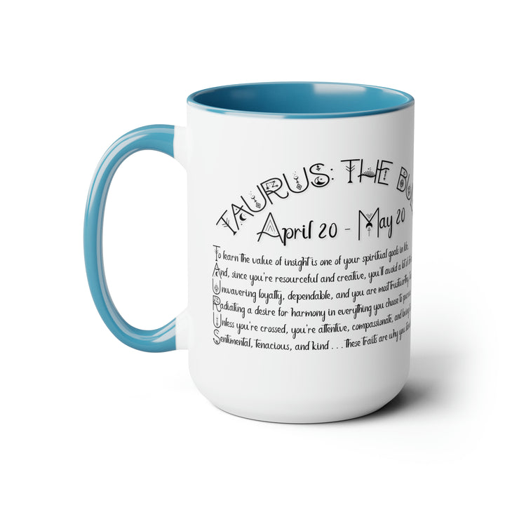 Written in the Stars Two-Tone Coffee Mugs - 15oz - Taurus
