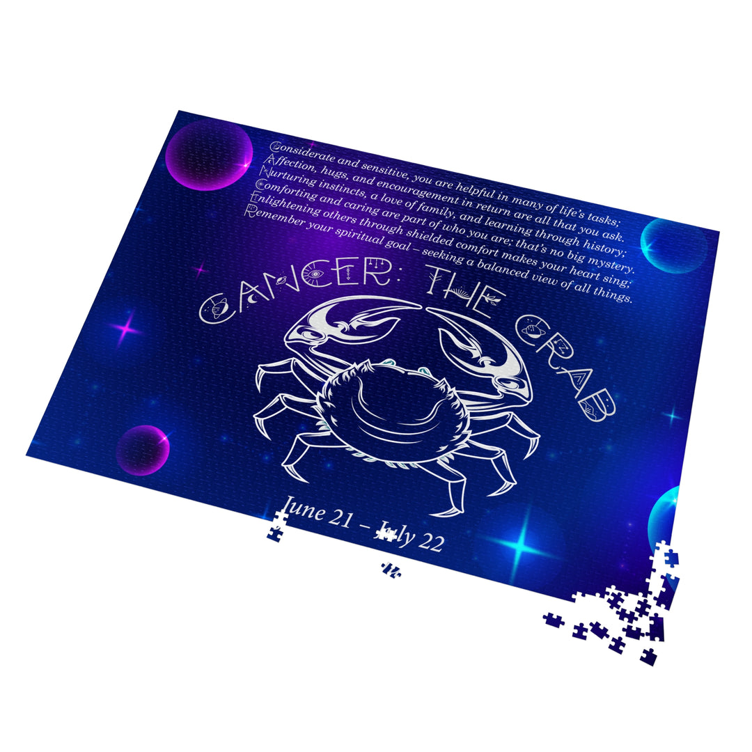 Cancer Acrostic Poem Puzzle - Tin Box