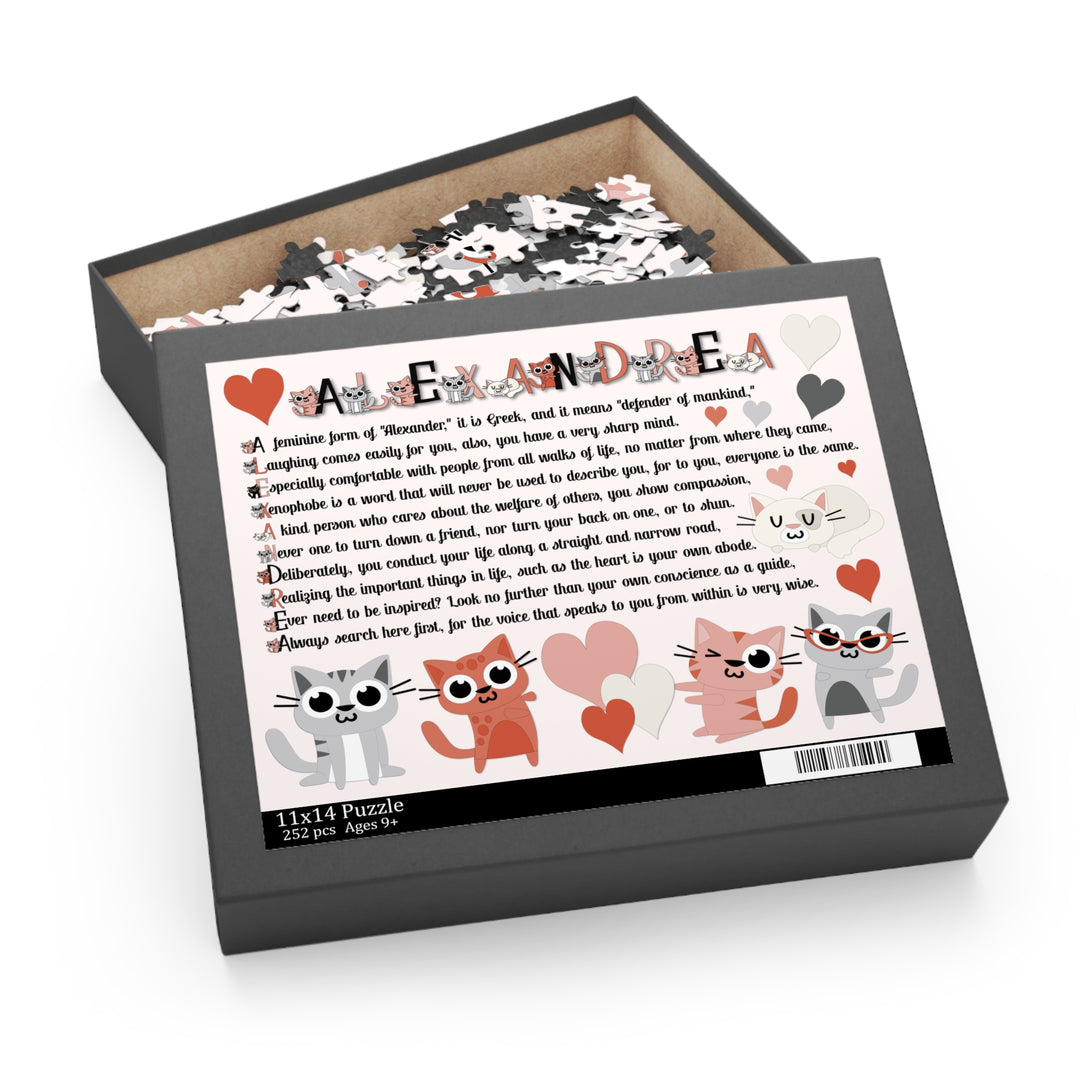 Namesakes Acrostic Name Poem Puzzle - Kitty Design