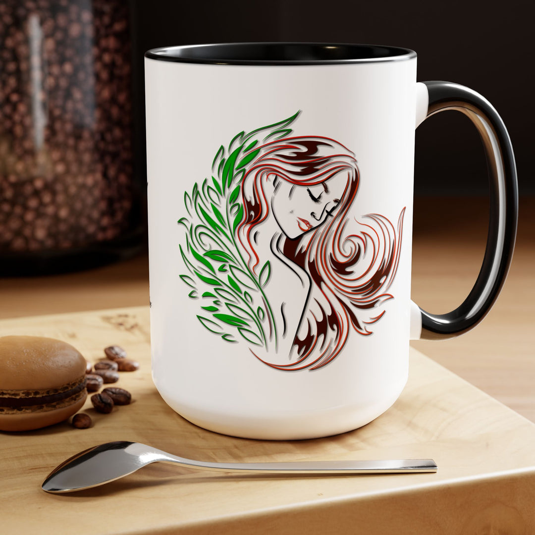 Virgo Acrostic Poem Two-Tone Coffee Mugs - 15oz