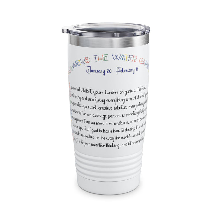 Aquarius Acrostic Poem Ringneck Tumbler - 20oz