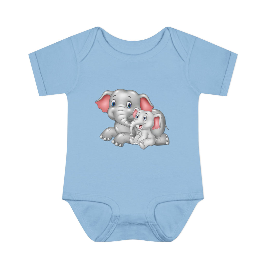 Baby Steps "It's a Girl" Acrostic Poem Bodysuit - Mommy & Baby Elephant