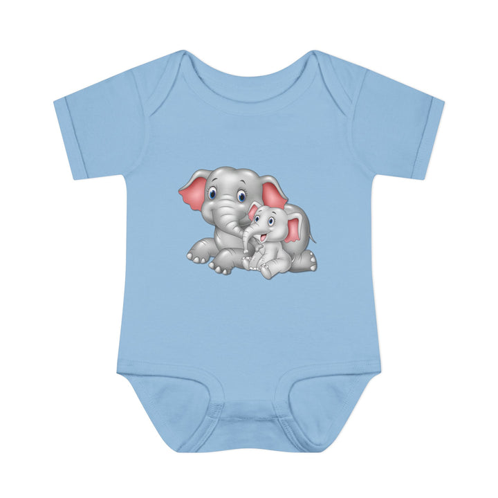 Baby Steps "It's a Girl" Acrostic Poem Bodysuit - Mommy & Baby Elephant