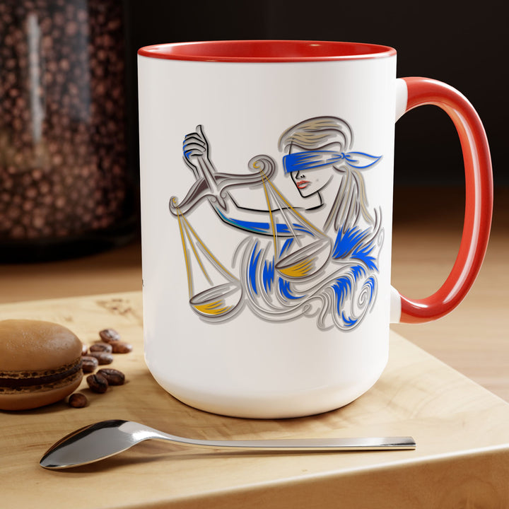 Libra Two-Tone Coffee Mugs - 15oz