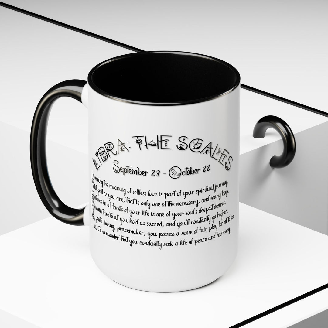 Libra Two-Tone Coffee Mugs - 15oz