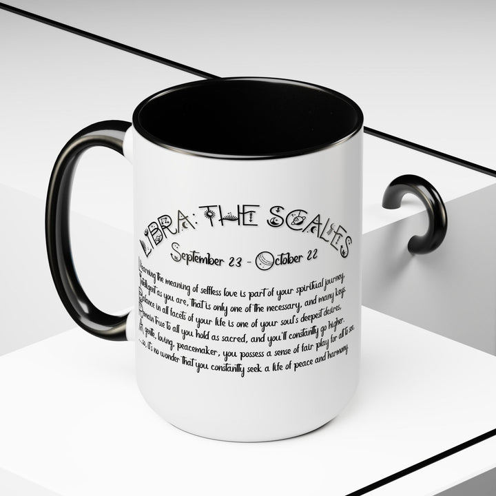 Libra Two-Tone Coffee Mugs - 15oz