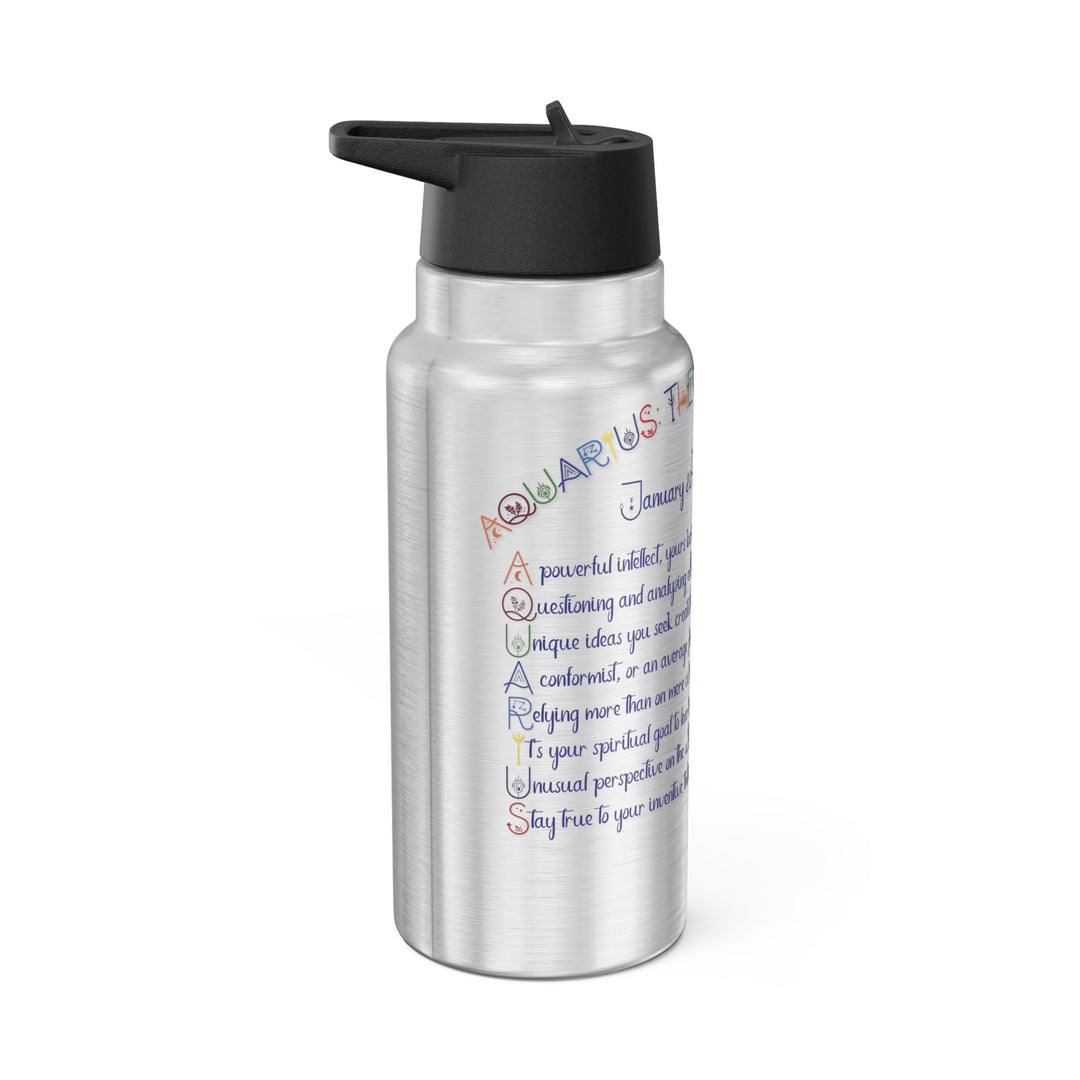 Aquarius Acrostic Poem  Gator Tumbler - 32oz