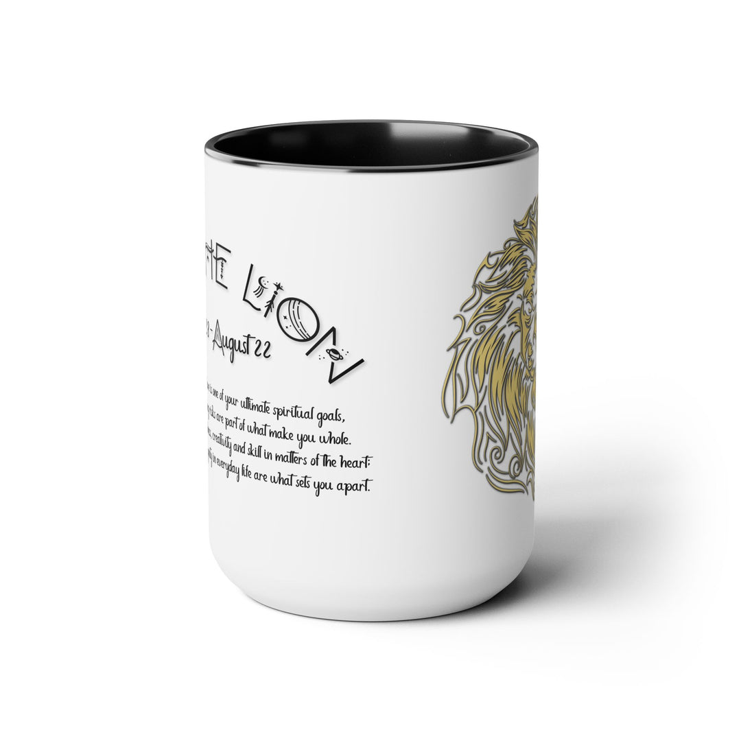 Leo Two-Tone Coffee Mugs - 15oz