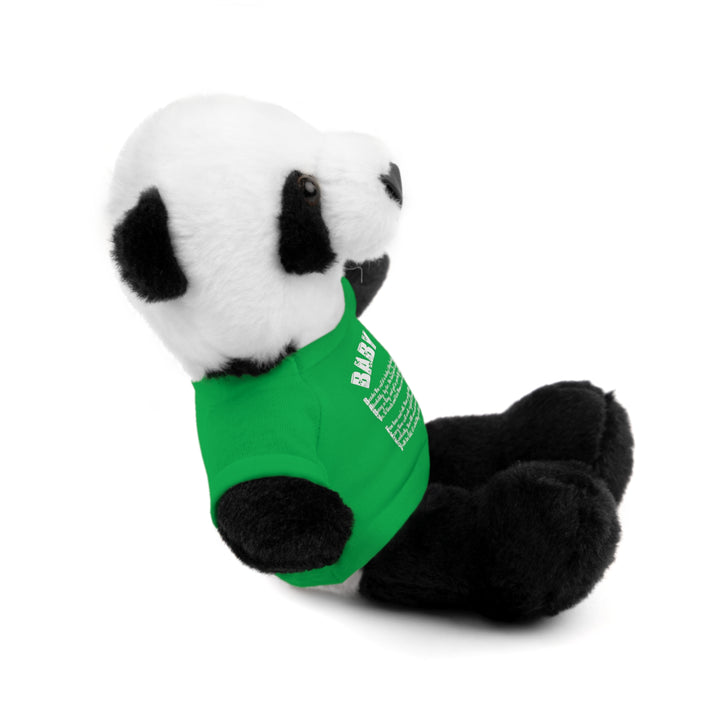 Baby Feet Acrostic Poem Stuffed Animals with Tee - Baby Feet - Gold Footprints