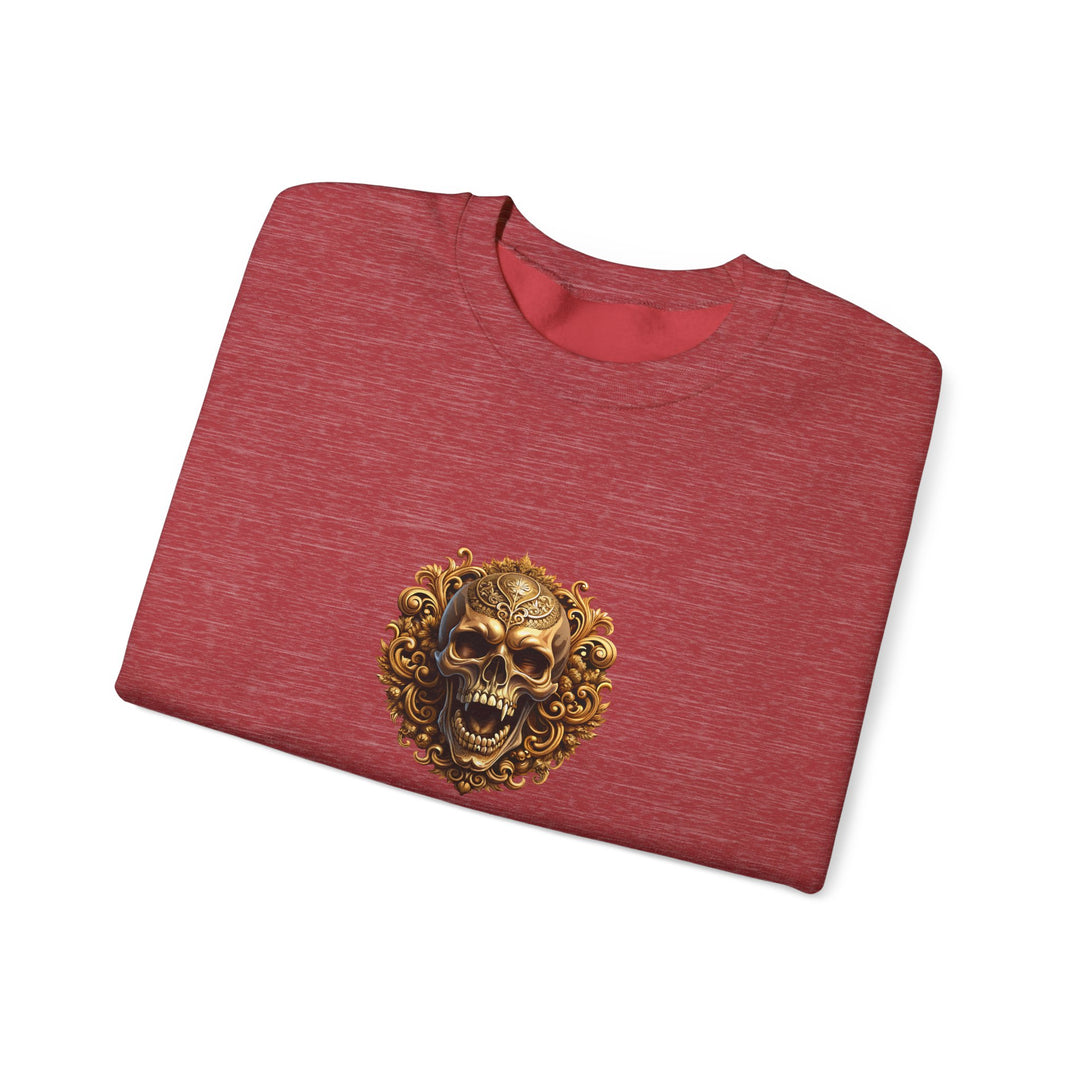 Happy Halloween Acrostic Poem Sweatshirt - Skull
