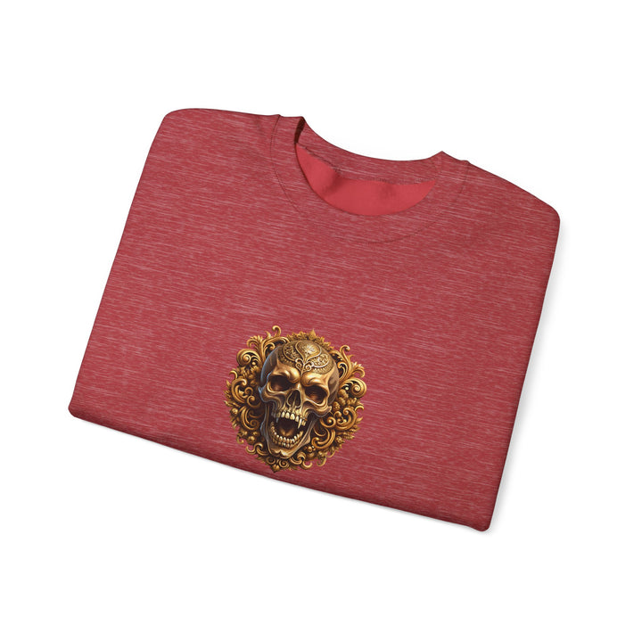 Happy Halloween Acrostic Poem Sweatshirt - Skull