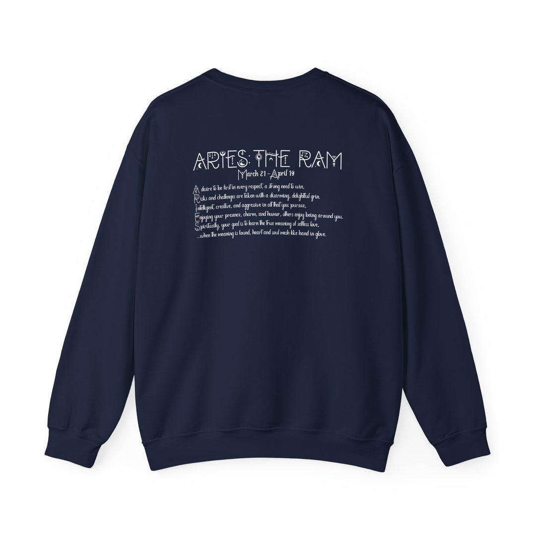 Aries Acrostic Poem Astrology Sweatshirt - Unisex