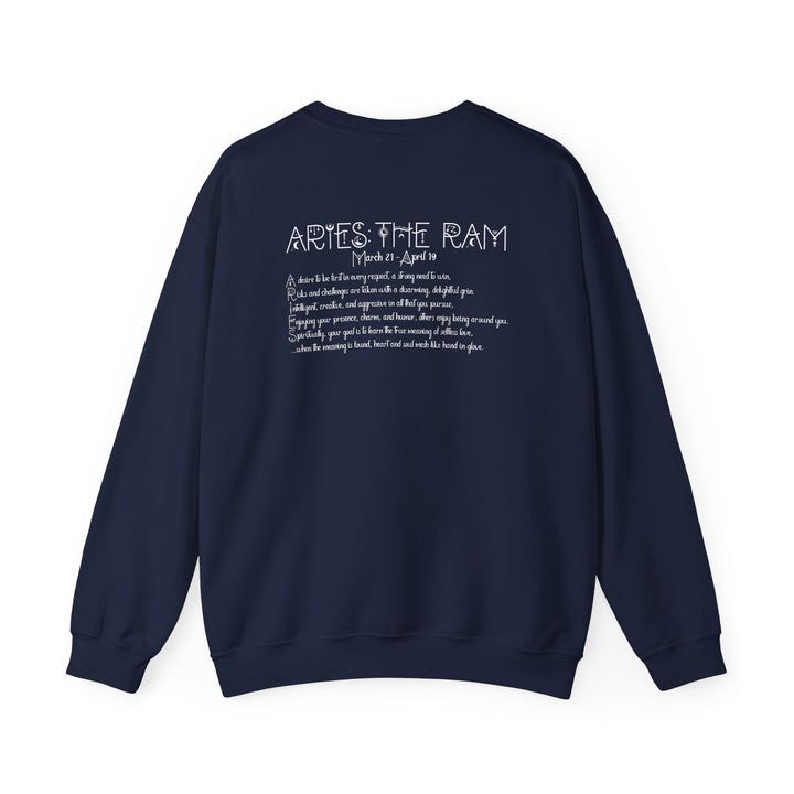 Aries Acrostic Poem Astrology Sweatshirt - Unisex